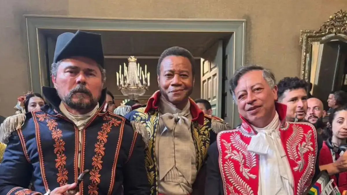 Imagen 1 de Petro actúa junto a Cuba Gooding Jr en la película que financió sobre el almirante Padilla