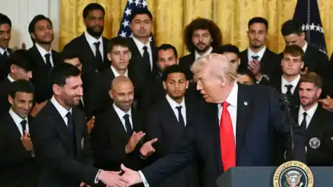 Imagen 1 de Trump celebra con Messi en la Casa Blanca el título liguero del Inter de Miami