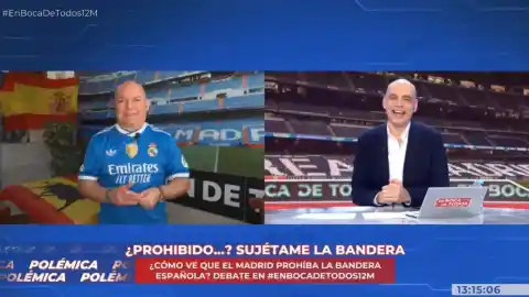 Imagen 1 de Choque entre un aficionado del Madrid y Nacho Abad por los insultos a Guardiola: "Te puedo llamar calvo de m..."