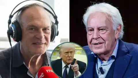 Imagen 1 de Pedro Piqueras recupera esta frase de Felipe González para dejar clara su opinión sobre lo que está haciendo Trump