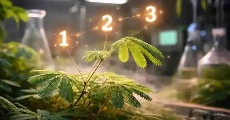 Imagen 1 de Estudio con Mimosa pudica sugiere que plantas registran secuencias y anticipan eventos futuros.