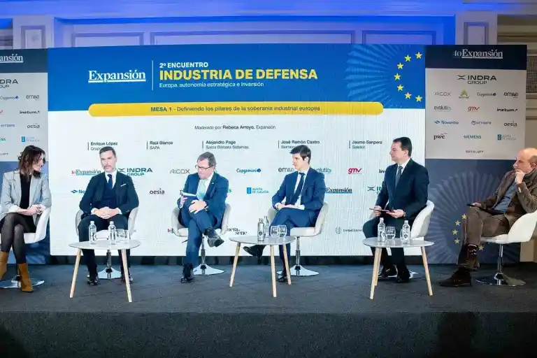 Imagen 1 de Proveedores de defensa urgen ordenar ecosistema militar con colaboración civil y fondos europeos.