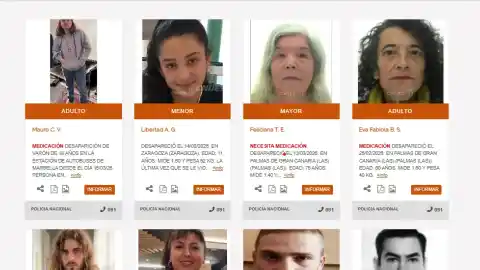 Imagen 1 de El Ministerio del Interior reporta 6.874 personas desaparecidas sin causa aparente en España.
