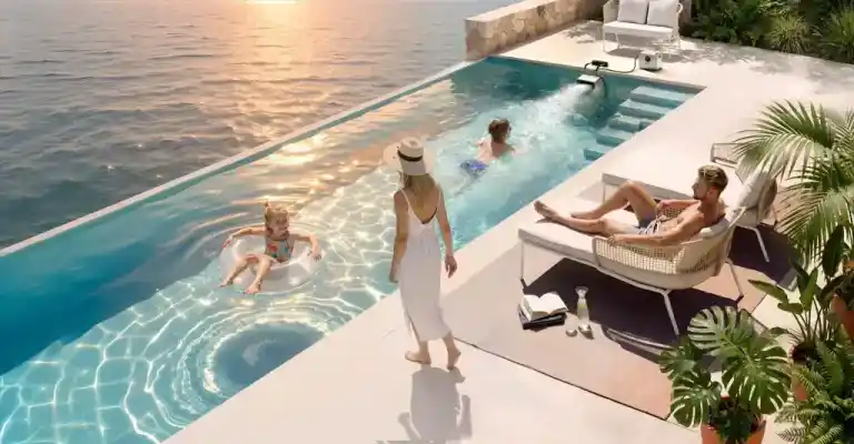 Imagen 1 de Simula mar abierto en piscinas pequeñas con el iGarden Swim Jet X Series