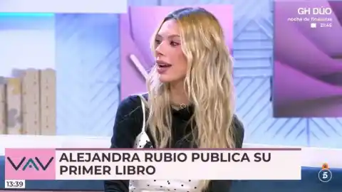 Imagen 1 de Alejandra Rubio defiende su primera novela ante las críticas recibidas