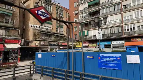 Imagen 1 de Obras del metro y soterramiento de la A-5 reducen un 20% la clientela en el Paseo de Extremadura