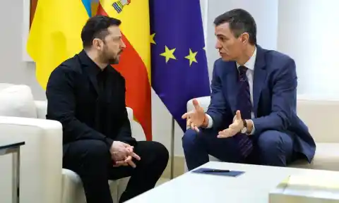 Imagen 1 de Sánchez comparece con Zelenski tras reunirse este miércoles en La Moncloa