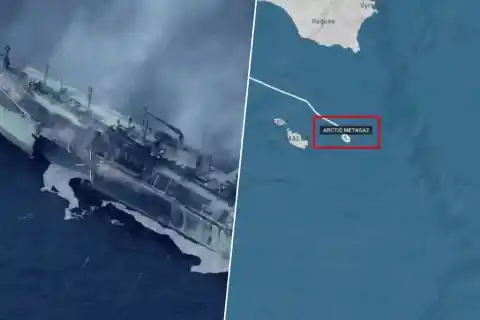 Imagen 1 de Hay una bomba rusa flotando en el Mediterráneo que viene de Ucrania. Y Europa tiembla porque puede explotar en cualquier momento
