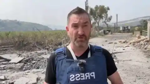 Imagen 1 de Dos periodistas de RT resultaron heridos en ataque israelí