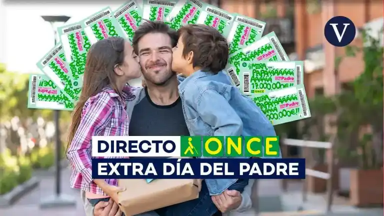 Imagen 1 de ONCE | Sigue en directo el sorteo del Cupón Extra Día del Padre de hoy jueves 19 de marzo