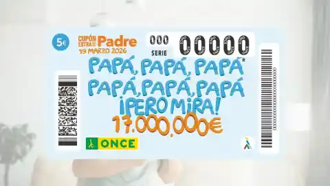 Imagen 1 de ONCE sorteó 17 millones en el Cupón Extra del Día del Padre