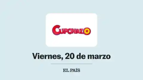 Imagen 1 de Sorteo Cuponazo ONCE del viernes 20 de marzo