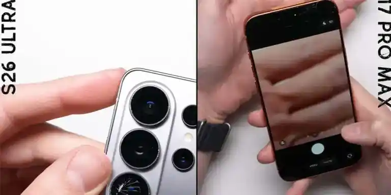 Imagen 1 de Samsung Galaxy S26 Ultra e iPhone 17 Pro Max soportan