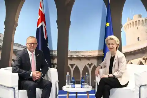 Imagen 1 de Von der Leyen y Albanese anuncian el acuerdo comercial entre la UE y Australia