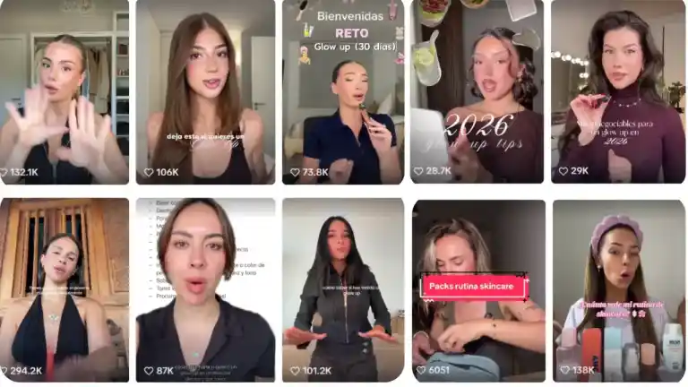 Imagen 1 de Los mitos del ‘glow up’: belleza, presión estética y falsas promesas en las redes