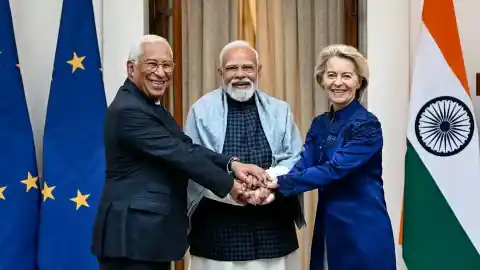 Imagen 1 de Las amenazas arancelarias de Trump y la humillación que generó aceleraron el acuerdo entre la Unión Europea y la India, considerado un punto de inflexión en la relación entre ambos bloques.