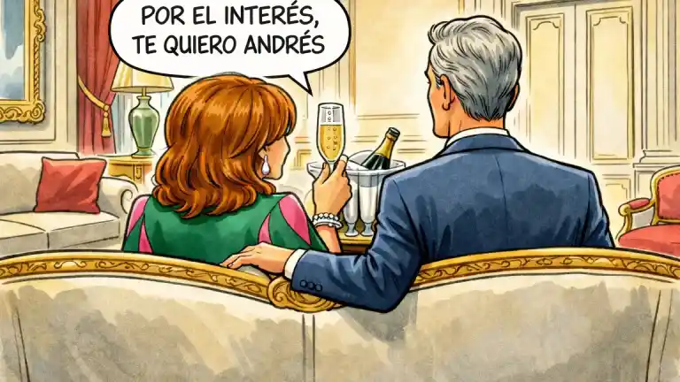Imagen 1 de ¿De dónde viene la frase "Por el interés, te quiero Andrés"?